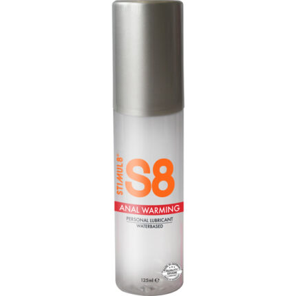 S8 LUBRICANTE ANAL BASE DE AGUA EFECTO CALOR 125ML - 001