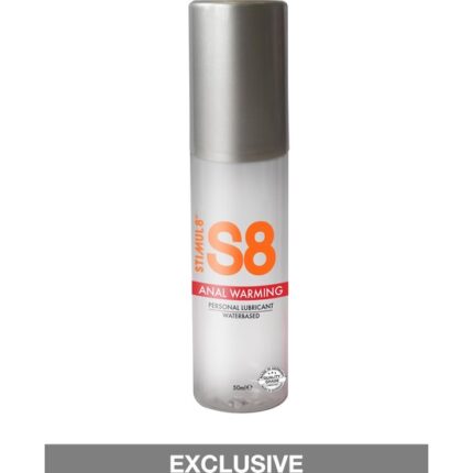 S8 LUBRICANTE ANAL BASE DE AGUA EFECTO CALOR 50ML - 002