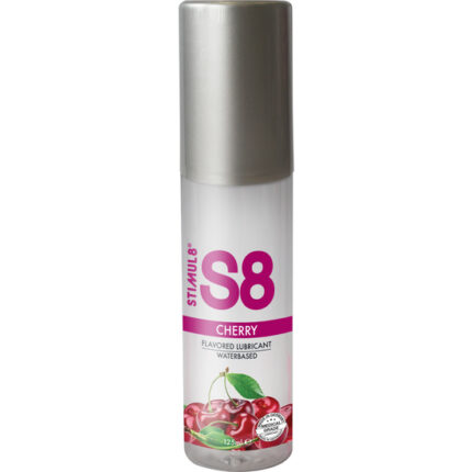 S8 LUBRICANTE SABORES 125ML - CEREZA - 001