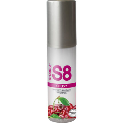 S8 LUBRICANTE SABORES 50ML - CEREZA - 001