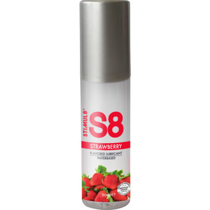 S8 LUBRICANTE SABORES 50ML - FRESA - 001