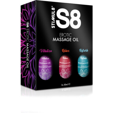 S8 SET DE ACEITES DE MASAJE 3UDS X 50ML - 001