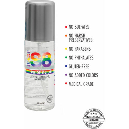 S8 WB PRIDE GLIDE LUBE 125ML - 002