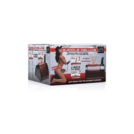 SADDLE DELUXE RIDING MAQUINA DEL AMOR DUAL CON ACCESORIOS - 002