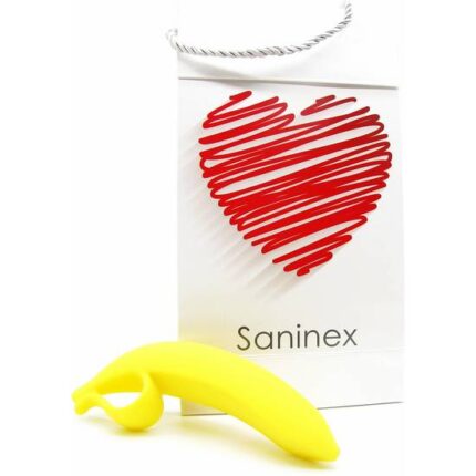 SANINEX DILDO BANANA ORGASMIC FANTASY COLOR AMARILLO - 001