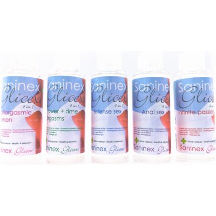 SANINEX EXTRA LUBRICANT GLICEX 4 IN 1 INFINITE PASSION 100ML - 002