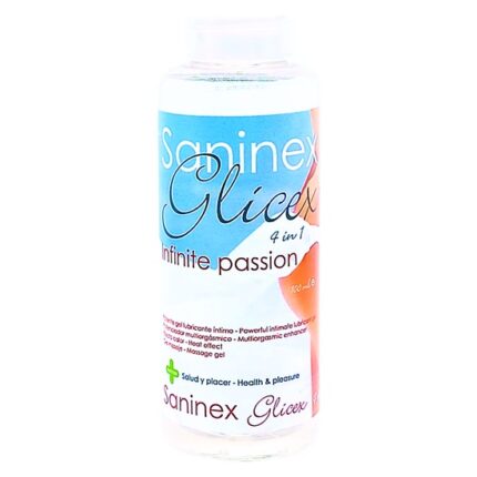 SANINEX EXTRA LUBRICANT GLICEX 4 IN 1 INFINITE PASSION 100ML - 001
