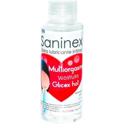 SANINEX GLICEX MULTIORGASMIC WOMAN HOT 4 IN 1 - 100ML - 001