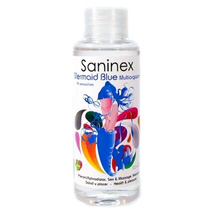 SANINEX MERMAID BLUE MULTIORGASMIC - SEX & MASSAGE OIL 100ML - 001