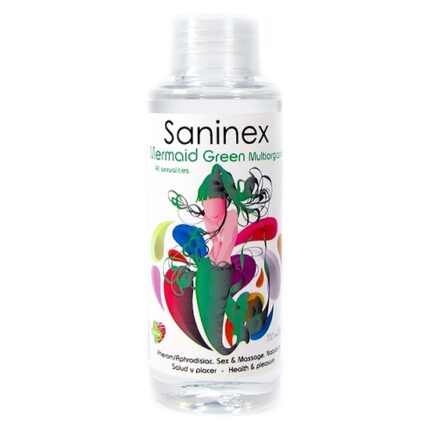 SANINEX MERMAID GREEN MULTIORGASMIC - SEX & MASSAGE OIL 100ML - 001