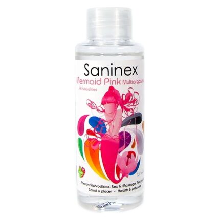 SANINEX MERMAID PINK MULTIORGASMIC - SEX & MASSAGE OIL 100ML - 001