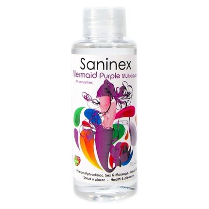 SANINEX MERMAID PURPLE MULTIORGASMIC - SEX & MASSAGE OIL 100ML - 001