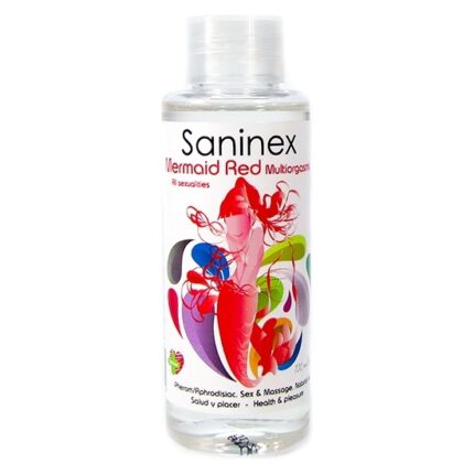 SANINEX MERMAID RED MULTIORGASMIC - SEX & MASSAGE OIL 100ML - 001