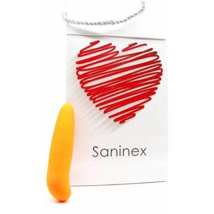 SANINEX MINI VIBRADOR MULTI EXCITING WOMAN COLOR NARANJA - 001