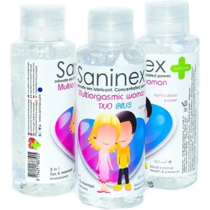 SANINEX MULTIORGASMIC WOMAN DUO PLUS 100ML - 002