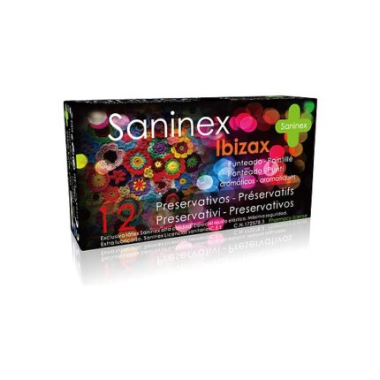 SANINEX PRESERVATIVOS IBIZAX PUNTEADOS 12UDS - 001