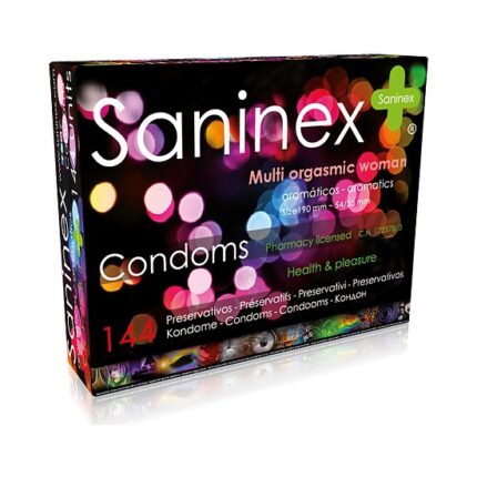 SANINEX PRESERVATIVOS MULTI ORGASMIC WOMAN 144 UDS - 001