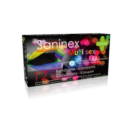 SANINEX PRESERVATIVOS MULTI SEX 12UDS - 001