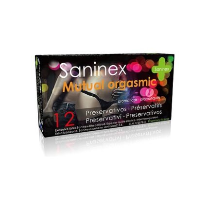 SANINEX PRESERVATIVOS MUTUAL ORGASMIC 12UDS - 001