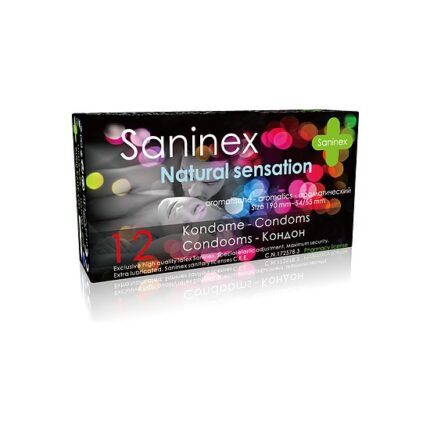 SANINEX PRESERVATIVOS NATURAL SENSATION 12UDS - 001