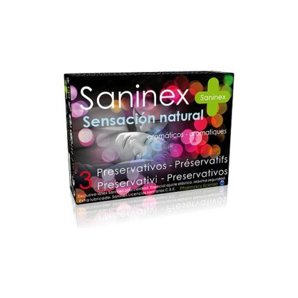 SANINEX PRESERVATIVOS NATURAL SENSATION 3UDS - 001