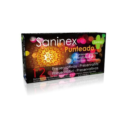 SANINEX PRESERVATIVOS PUNTEADOS 12UDS - 001