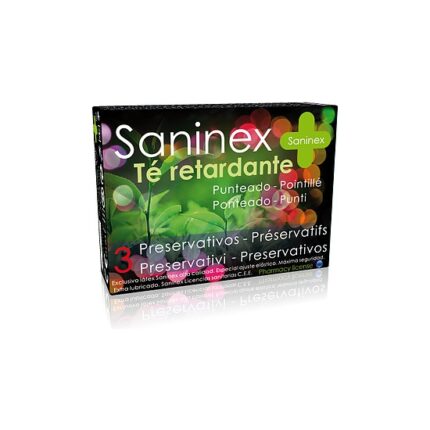 SANINEX PRESERVATIVOS TÉ RETARDANTE PUNTEADO 3UDS - 001