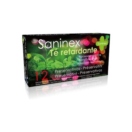 SANINEX PRESERVATIVOS TÉ RETARDARDANTE PUNTEADO 12UDS - 001