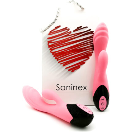 SANINEX SWAN - VIBRADOR PUNTO G & CLÍTORIS 10 VELOCIDADES - ROSA - 001