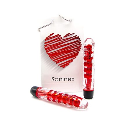 SANINEX VIBRADOR FANTASTIC REALITY - METÁLICO/ROJO - 001