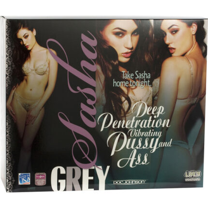 SASHA GREY VAGINA Y ANO UR3 CON VIBRADOR - 002