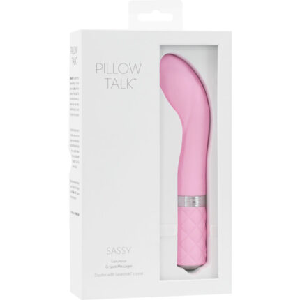 SASSY VIBRADOR PUNTO G CON CRISTAL - ROSA - 002