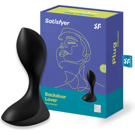 SATISFYER BACKDOOR LOVER VIBRATING PLUG - NEGRO - 001