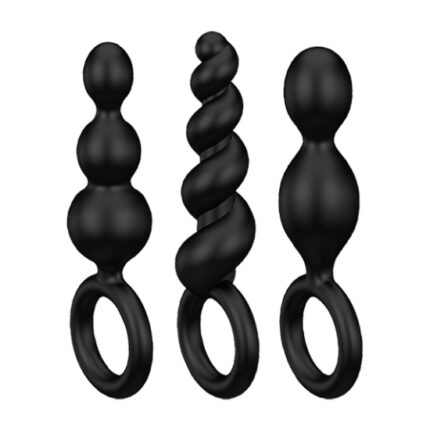 SATISFYER BOOTY CALL PLUGS NEGROS - 002