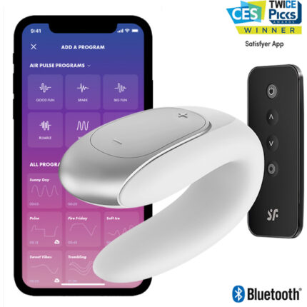 SATISFYER DOUBLE FUN  - BLANCO - 001