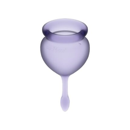 SATISFYER FEEL GOOD COPA MENSTRUAL - MORADO - 002