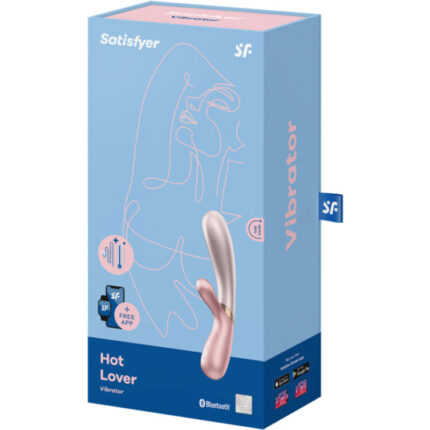 SATISFYER HOT LOVER PINK/DARK PINK CON APP - 002