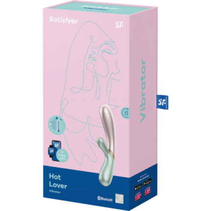 SATISFYER HOT LOVER PINK/MINT CON APP - 002