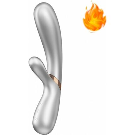 SATISFYER HOT LOVER SILVER/CHAMPAGNE CON APP - 001