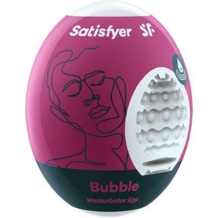 SATISFYER MASTURBADOR EGG SINGLE BUBBLE - 001