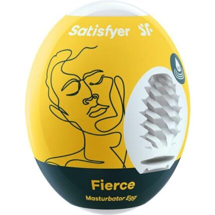 SATISFYER MASTURBADOR EGG SINGLE FIERCE - 001
