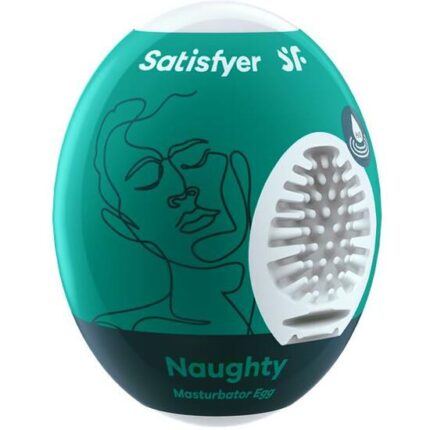 SATISFYER MASTURBADOR EGG SINGLE NAUGHTY - 001
