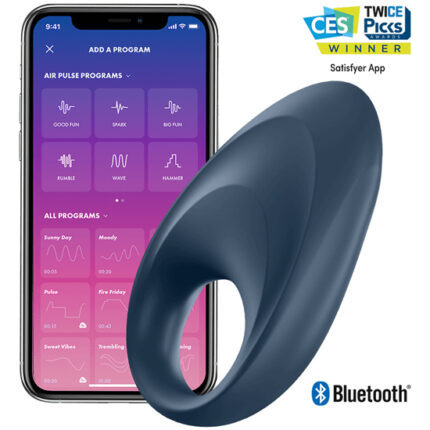 SATISFYER MIGHTY ONE - ANILLO VIBRADOR CON APP - 001