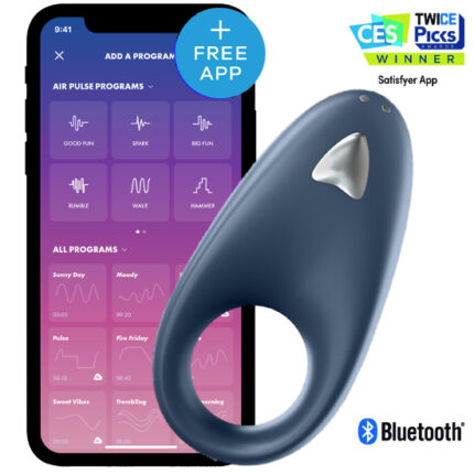 SATISFYER POWERFUL ONE RING - ANILLO VIBRADOR CON APP - 001