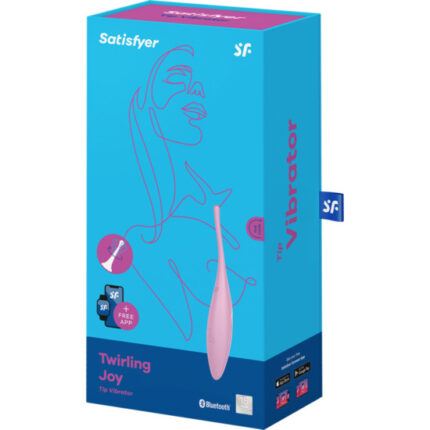 SATISFYER TWIRLING JOY CON APP - ROSA - 002