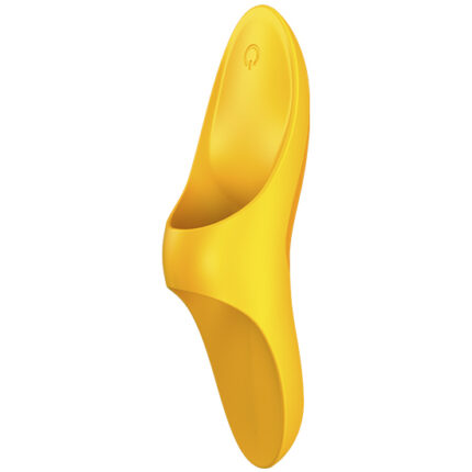 SATISFYER VIBRADOR ESTIMULADOR DE DEDO - AMARILLO - 002