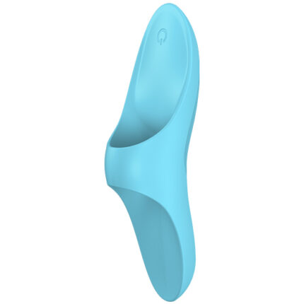 SATISFYER VIBRADOR ESTIMULADOR DE DEDO - AZUL - 002