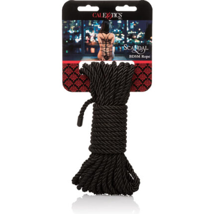 SCANDAL CUERDA DE BONDAGE 10METROS - NEGRO - 002