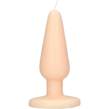SCANDALOUS CANDLES - BUTT PLUG - FLESH - 001