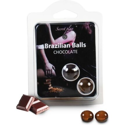 SECRET PLAY SET 2 BRAZILIAN BALLS AROMA CHOCOLATE - 001